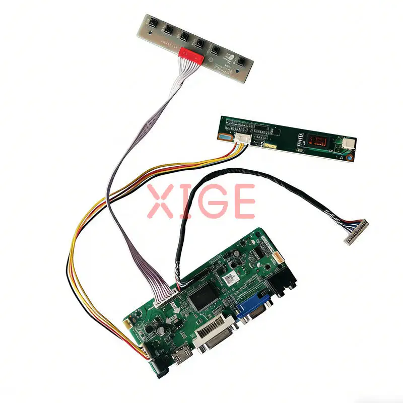 

LCD Controller Drive Board Fit LT121SU LQ121S1LH02 HSD121PS11 LQ121S1LH01 800*600 800x600 1-CCFL LVDS-20Pin VGA+DVI+HDMI Kit DIY