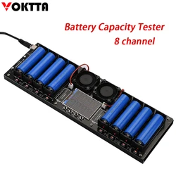 18650 Lithium Battery Capacity Tester 8 Channel DC5V 10A Capacity Division Internal Resistance Measurement Module Battery Tester