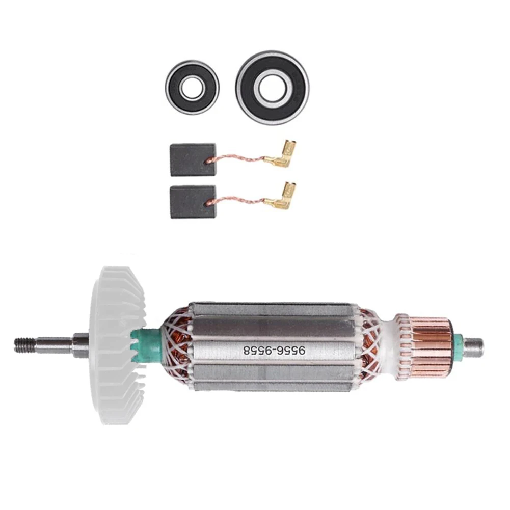 

Manual Measurement Deviation For Bench Dogs Angle Grinder Rotor Armature Rotor 9556 165*56mm 5 Pcs Aluminum Alloy