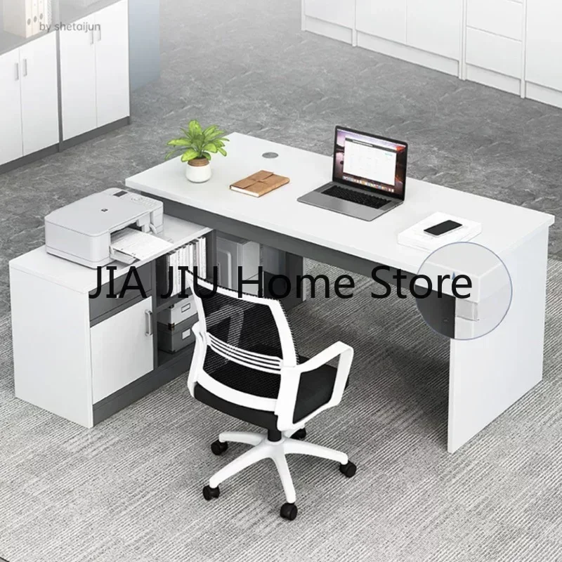 Modern Staff Office Desks Table Simplicity Boss Computer Office Desks Executive Secretaire Bureaux Meuble Home Furniture QF50OD