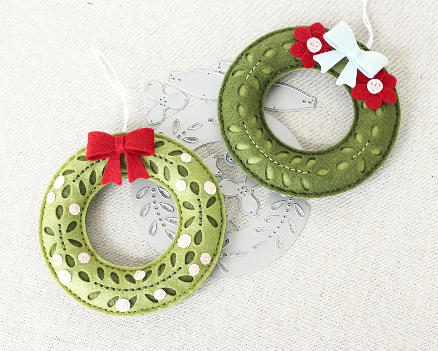 Globe Geschulpte Sparren Sneeuwkrans Kous Kerst Metalen Stansmessen Siliconen Stempels Plakboek Sjabloon Fotoalbum DIY Papier