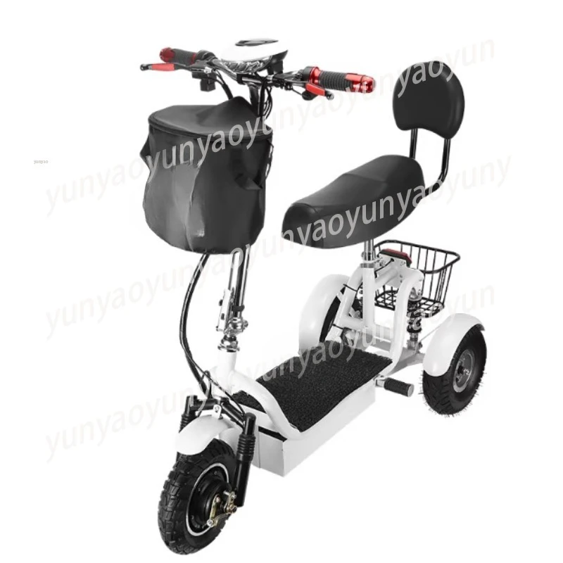 Folding Electric Tricycle Mini Electric Scooter Convenient Small Battery Car Household Scooter