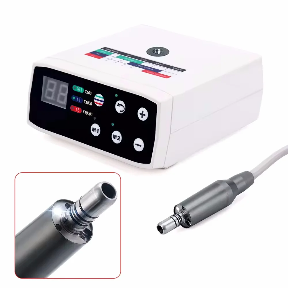 

Hot Selling Electric Micro Motor Internal Spray with 1:5 Increasing High Speed Handpiece den tal LED Light Brushless Motor
