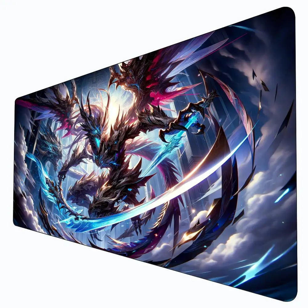 

Игровой коврик Magnificent Dragon Warrior MTG для карточных игр, нескользящий, прочный, 35x60 см, для командных игр, коврик для настольных игр TCG