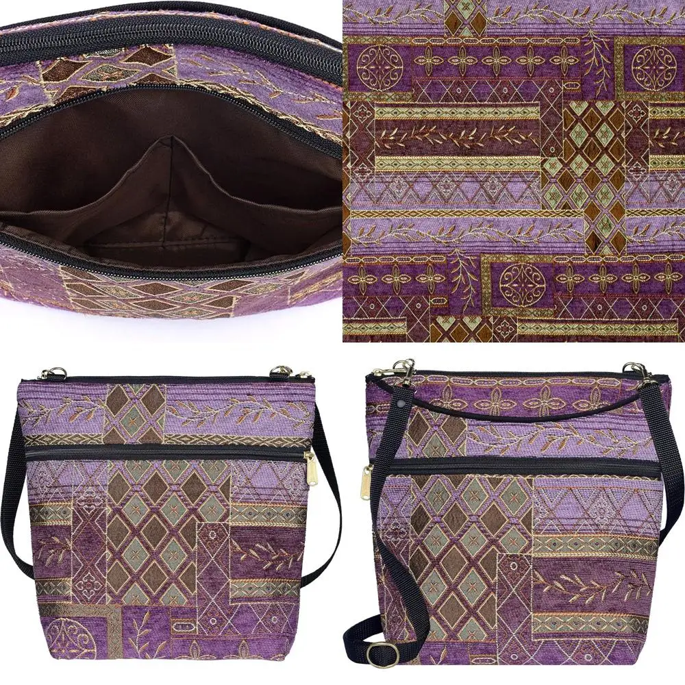 

Handmade Crossbody Tapestry Bag, Women's Handbag, Made in USA, Maggie Purse Style