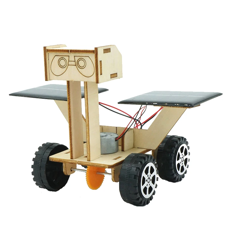 Funy Solar Lunar Exploration Vehicle Children's DIY Hand-assembled Model Pediatric Science and Technology Small Production