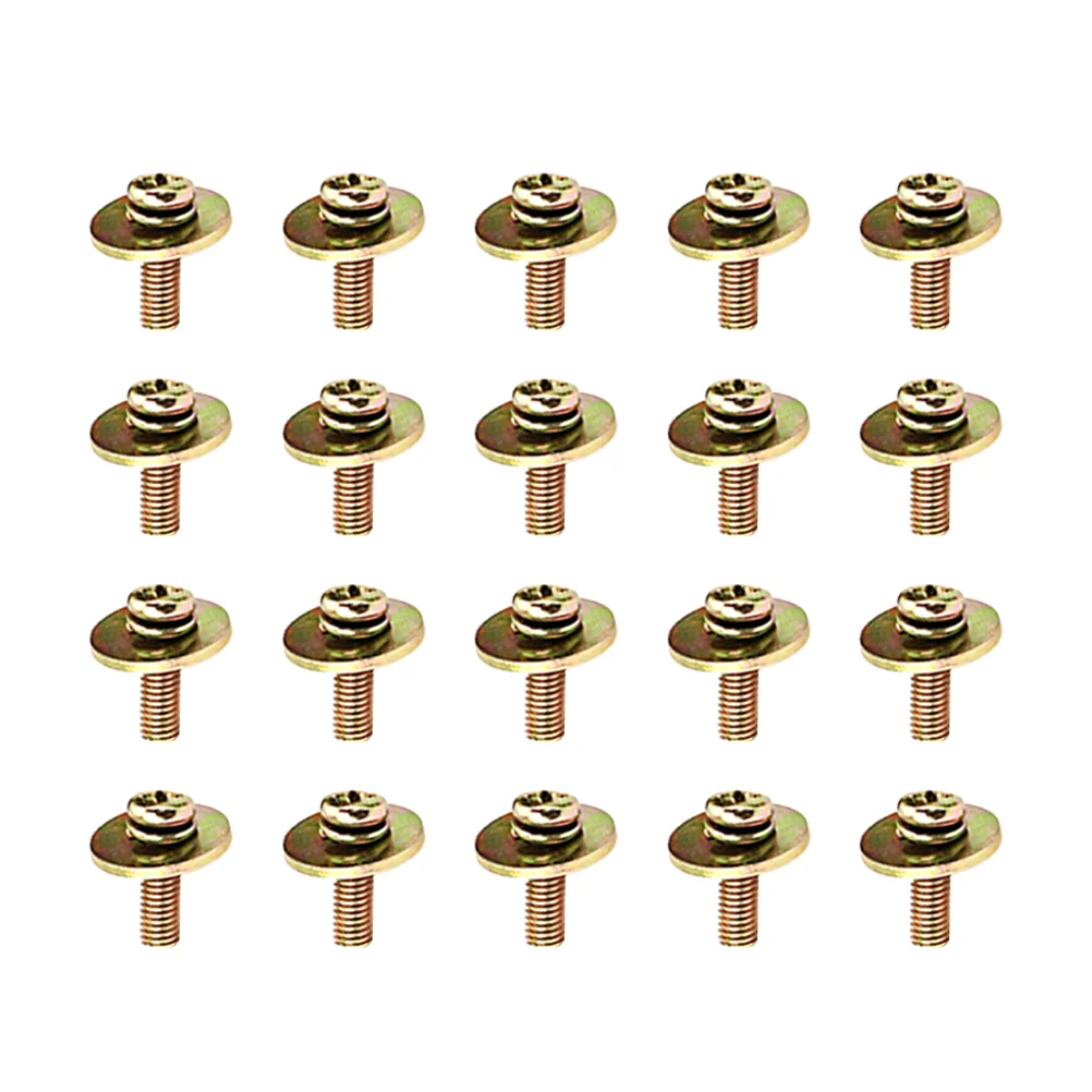 

20 Pcs Screw Snare Lugs Drum End Screws Replacement Musical Instrument Earth Tones