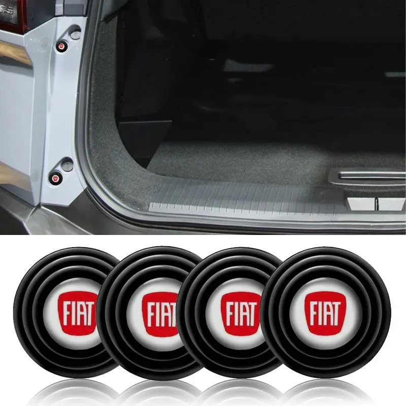 Car Door Shock Pad Engine Trunk Soundproofing Cushions Accessories For FIAT 500 Grande Stilo Freemont Punto Astra Bravo Ducato