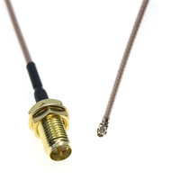 IPX Mini MS156 to RP-SMA Female Jack RG178 Cable RF Coaxial Pigtail Extension Jumper for LTE Modem Yota LU150