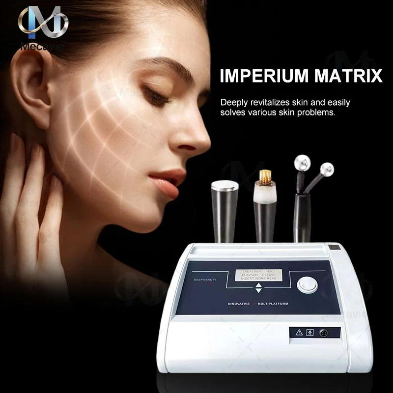 

Wrinkle Removal Facia 3 In 1 Multi-functional Fractional RF Machine For Face IMPERIUM MATRIX Skin Tightening Luxury Facial Beauty Tool Comprehensive Skin Care Solution for Nourishing, Smoothing and Revitalizing Skin Appearance