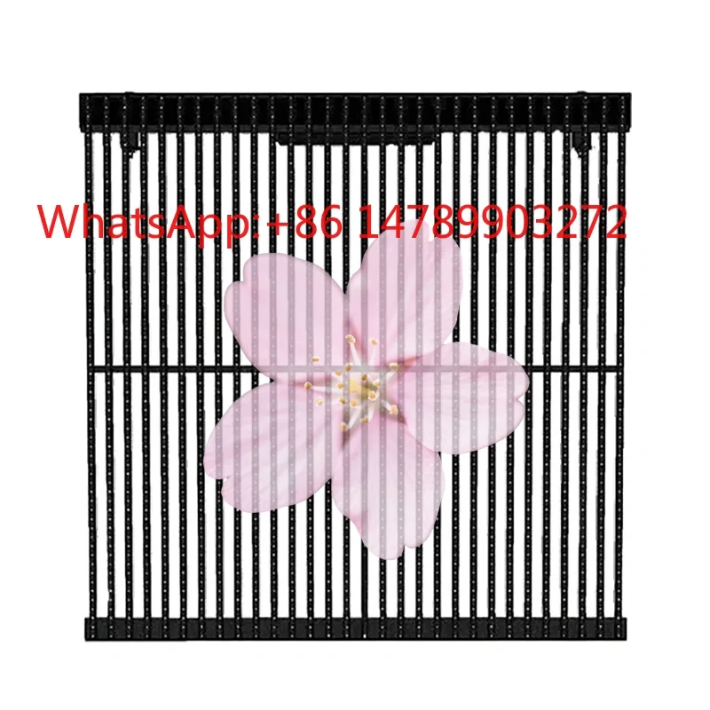 

Ultra Thin Durable Flexible Transparent LED Screen High Definition Outdoor TV Tower Advertising Display Wall
