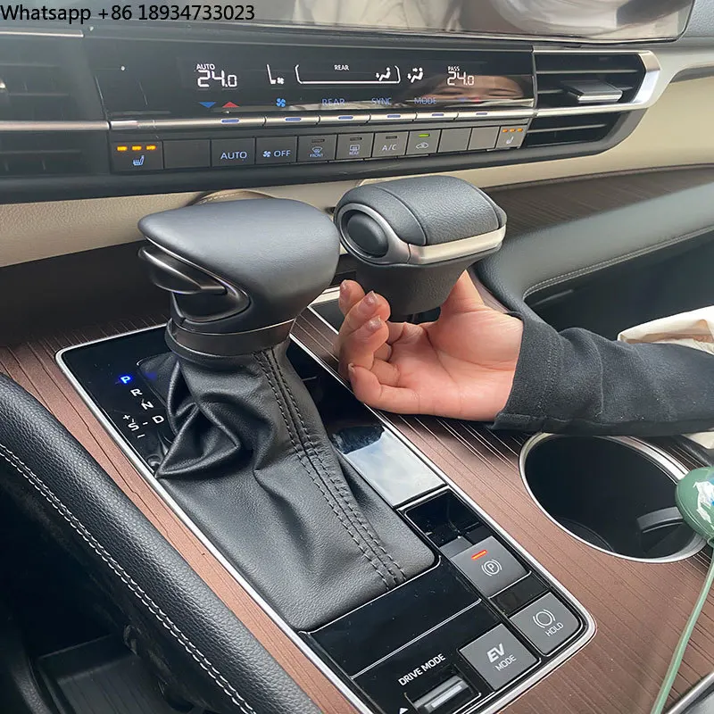 

For Toyota 2021-2025 Sienna Lexus Shift Knob Car Shifter Lexus Ball Leather Black High Configuration Non-destructive Install