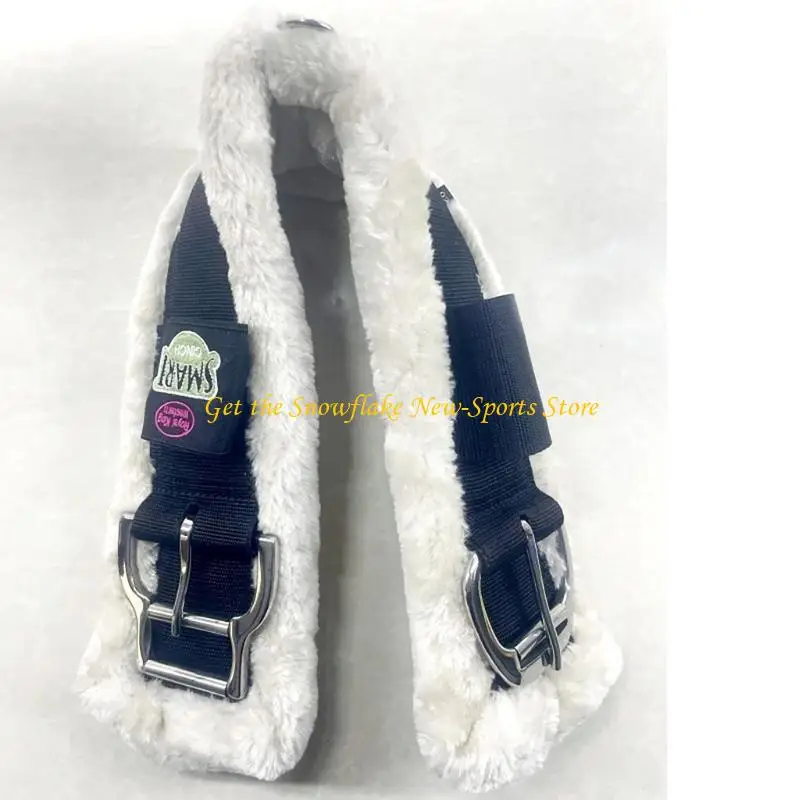 

E56D Light Weight Horse Girth Horses Fleece Girth Elastic English Girth Fleece Horse Cinches Heavy Duty Saddles Accessories
