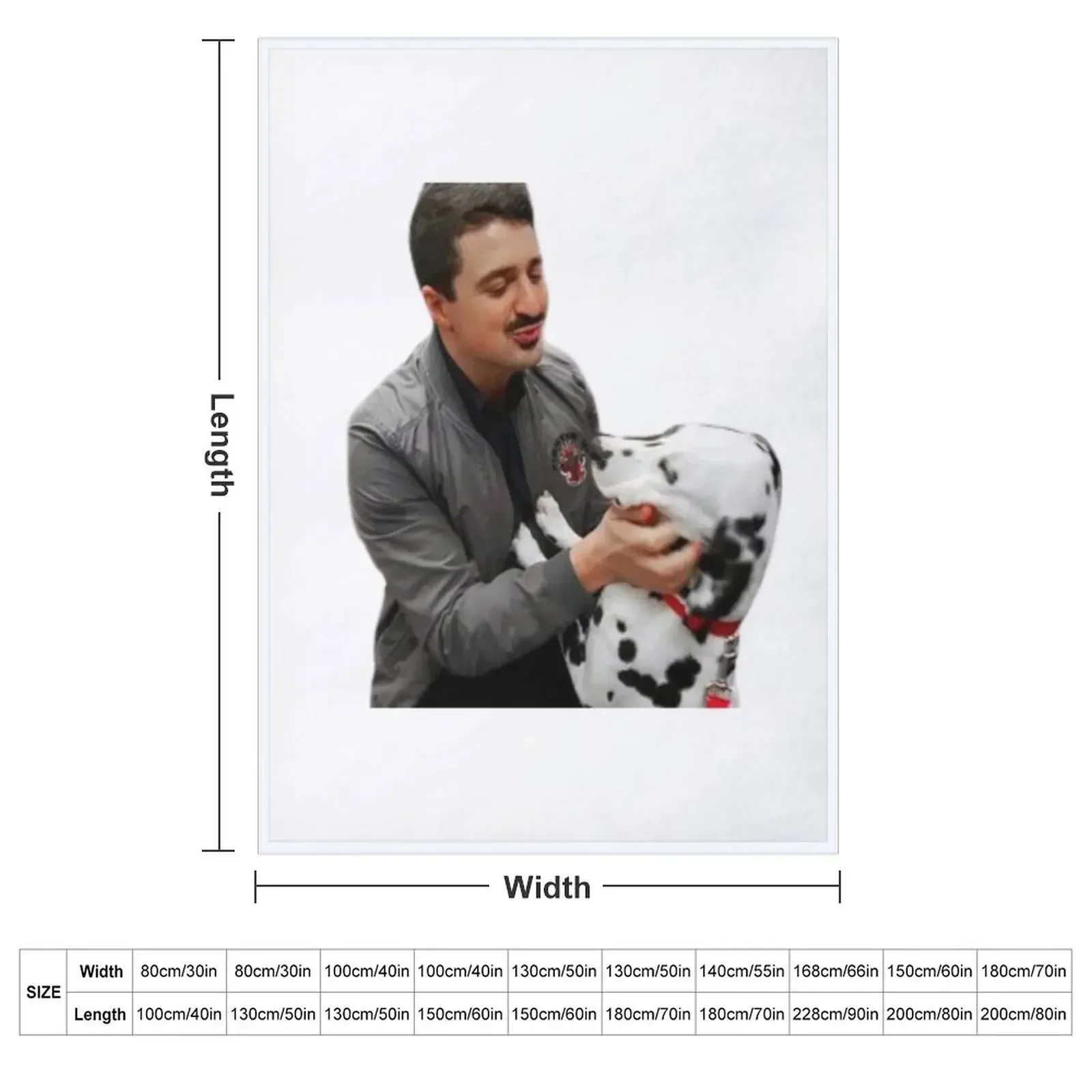 Otis and Pouch - Yuri Sardarov - Chicago Fire Throw Blanket couch cozy soft plush fuzzy picnic outdoor blanket