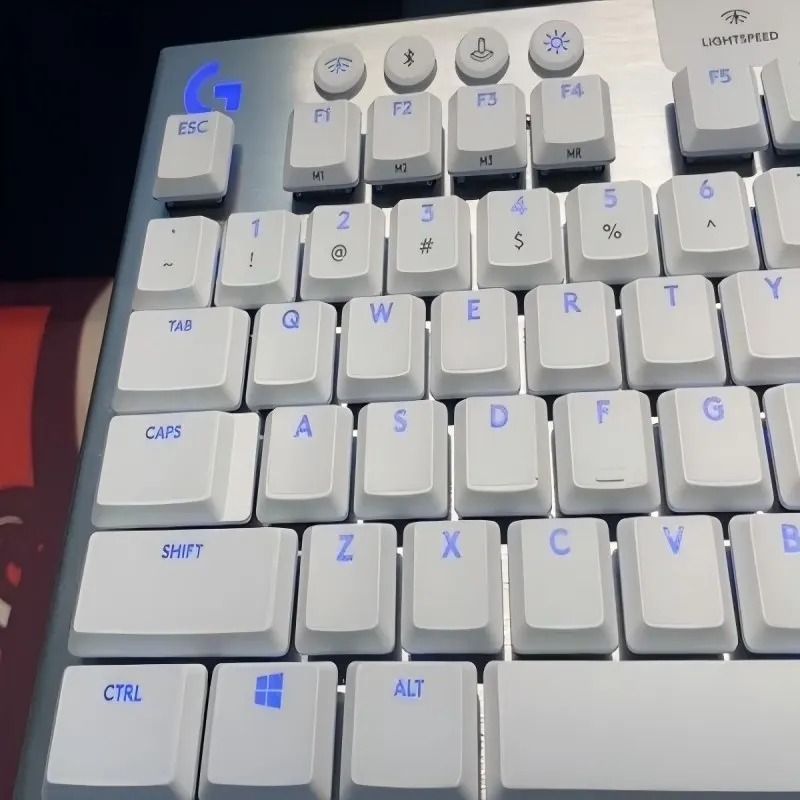 Matte Transparent Semi-Translucent, Suitable for Logitech G813, G913, G915X TKL Keyboard Stickers, Key Film, Anti-Oil view 5