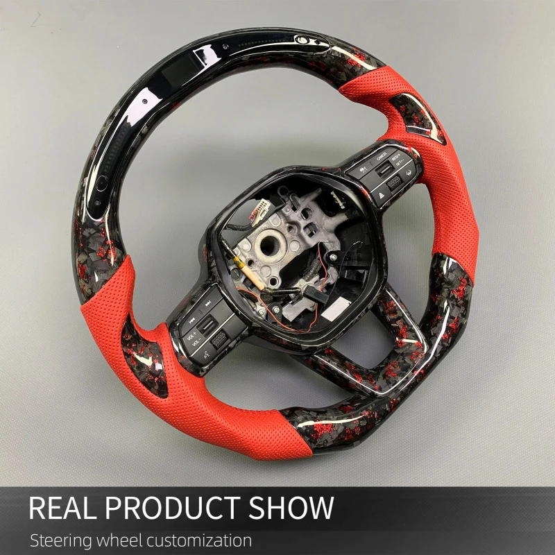 

Custom Perforated Leather Carbon Fiber Steering Wheel 2022-2025 Multi Vehicle Models 2
