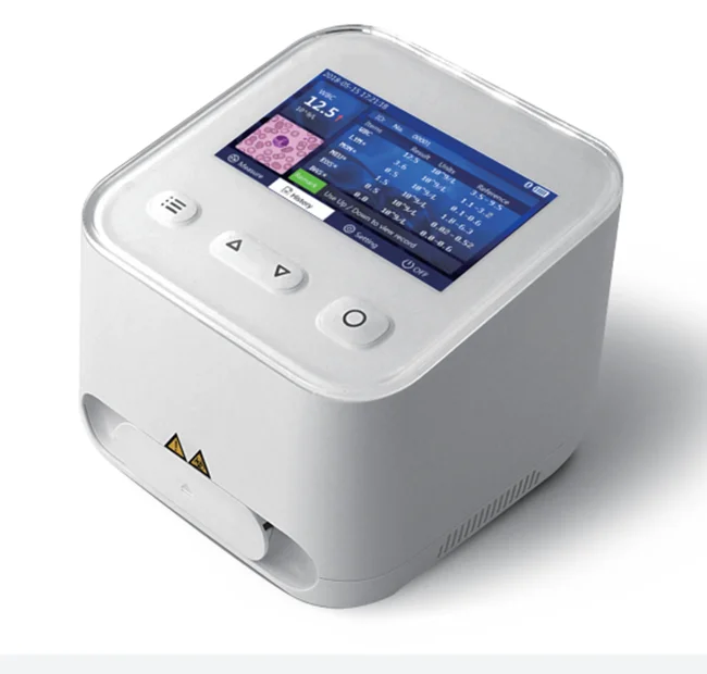 

2022 EC Portable White Blood Cell Analyzers Microfluidics Chips Medical Handheld WBC DIFF analysis machine POCT Analyzer