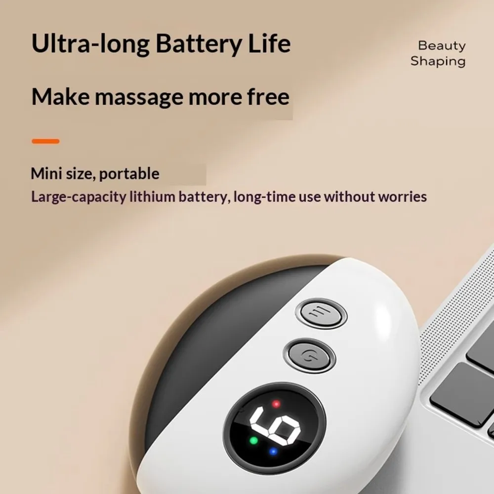 Electric Gua Sha Facial Tools Skin Toning Device with 9 Level Heat & Vibration Scraping Board ABS Facial Massager Tool