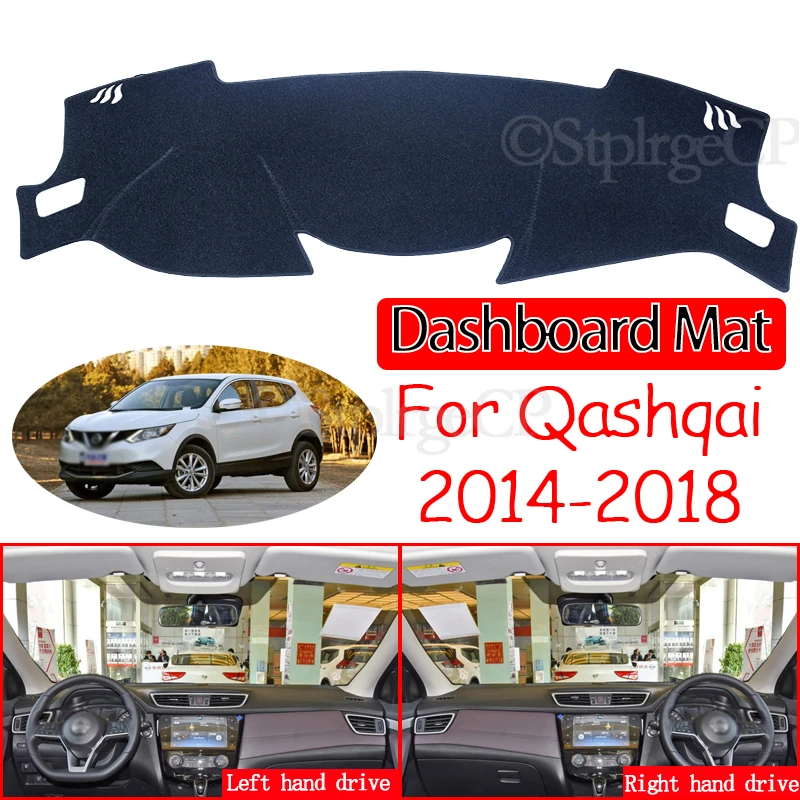 

Anti-Slip Mat Dashboard Cover Pad Sunshade Dashmat Dash Carpet Car Accessories for Nissan Qashqai J11 2014 2015 2016 2017 2018