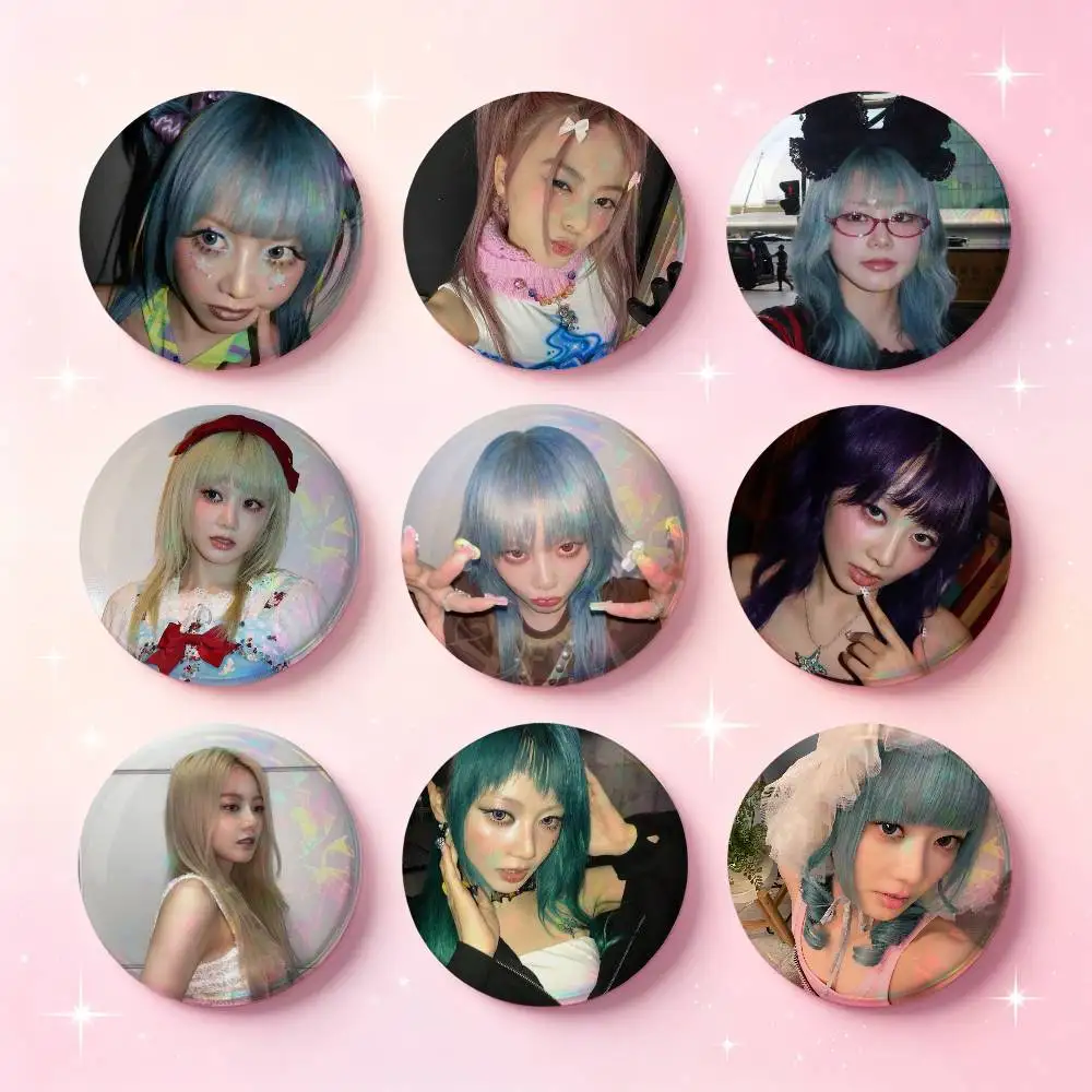 HINATA Badges Button Round Creative Pin Brooch Badge Bag Decor Accessories Fans Collect Friends Gifts