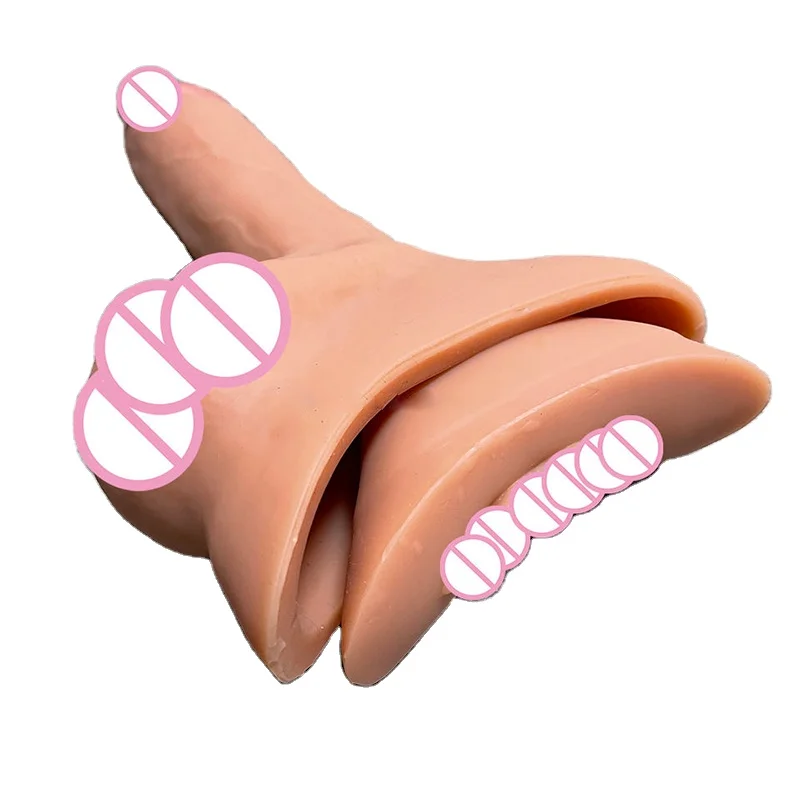 Realistic Strap On Penis Packer, transgênero protético realista com haste de silicone, dispositivo STP para FTM, GF, 3 em 1, atacado