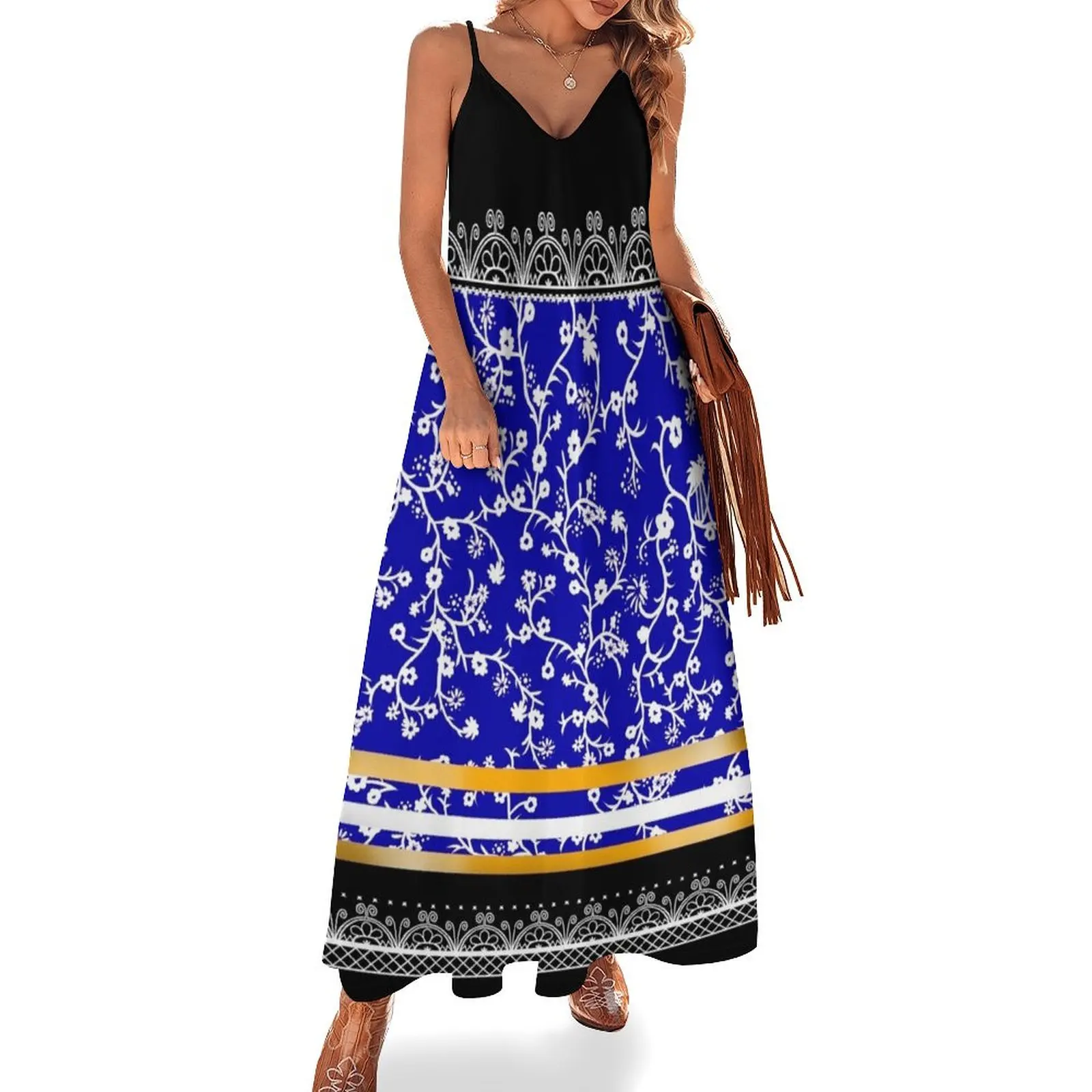 

Blue Skydomes Sleeveless Dress elegant dresses for women womens dress loose summer dress women summer 2024