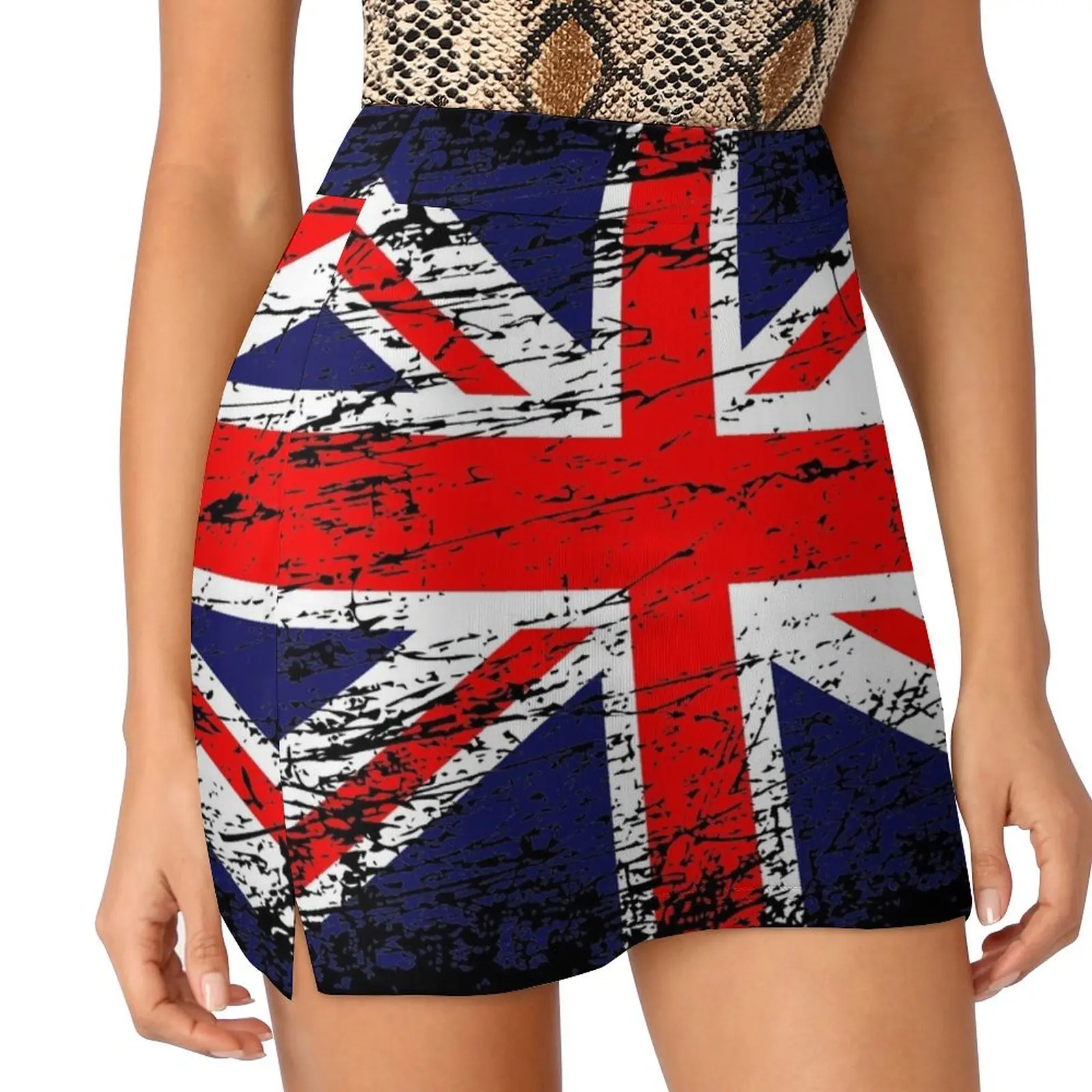 

Great Britain British flag flag UK Union Jack Mini Skirt korean style clothes women 2024 Woman clothing