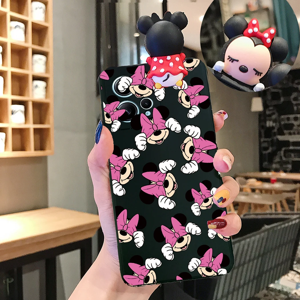 Cartoon 3D Mickey Minnie Cute Tpu Case For Realme C53 C21Y C25Y C25 C21 C12 C15 C20 C35 C33 C55 C67 C51 C30 C31 12 Pro Note 50