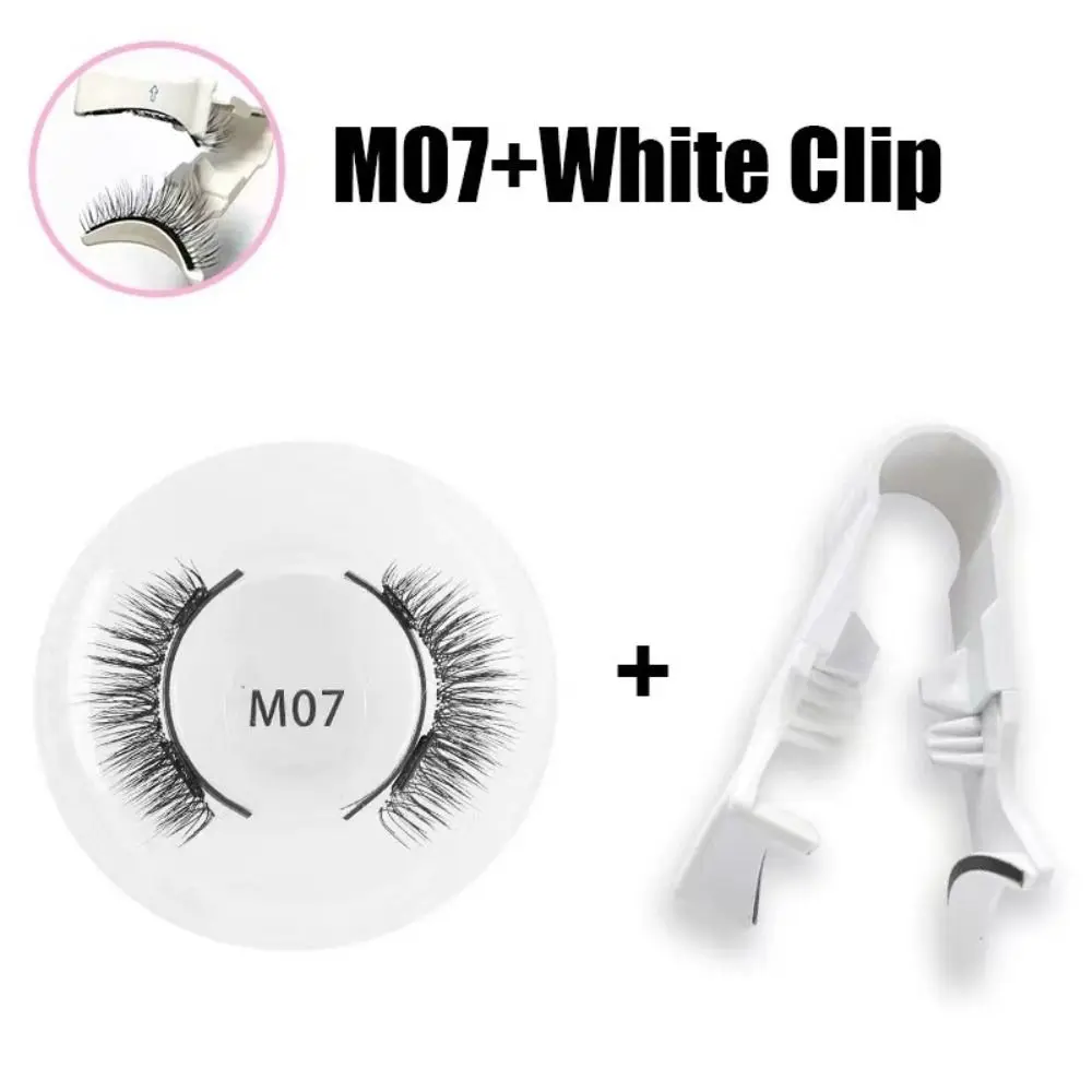 Magnetic Magnetic False Eyelashes DIY Reusable Magnetic Eyelashes with Clip Individual Glue Free False Eyelash Clusters Girls