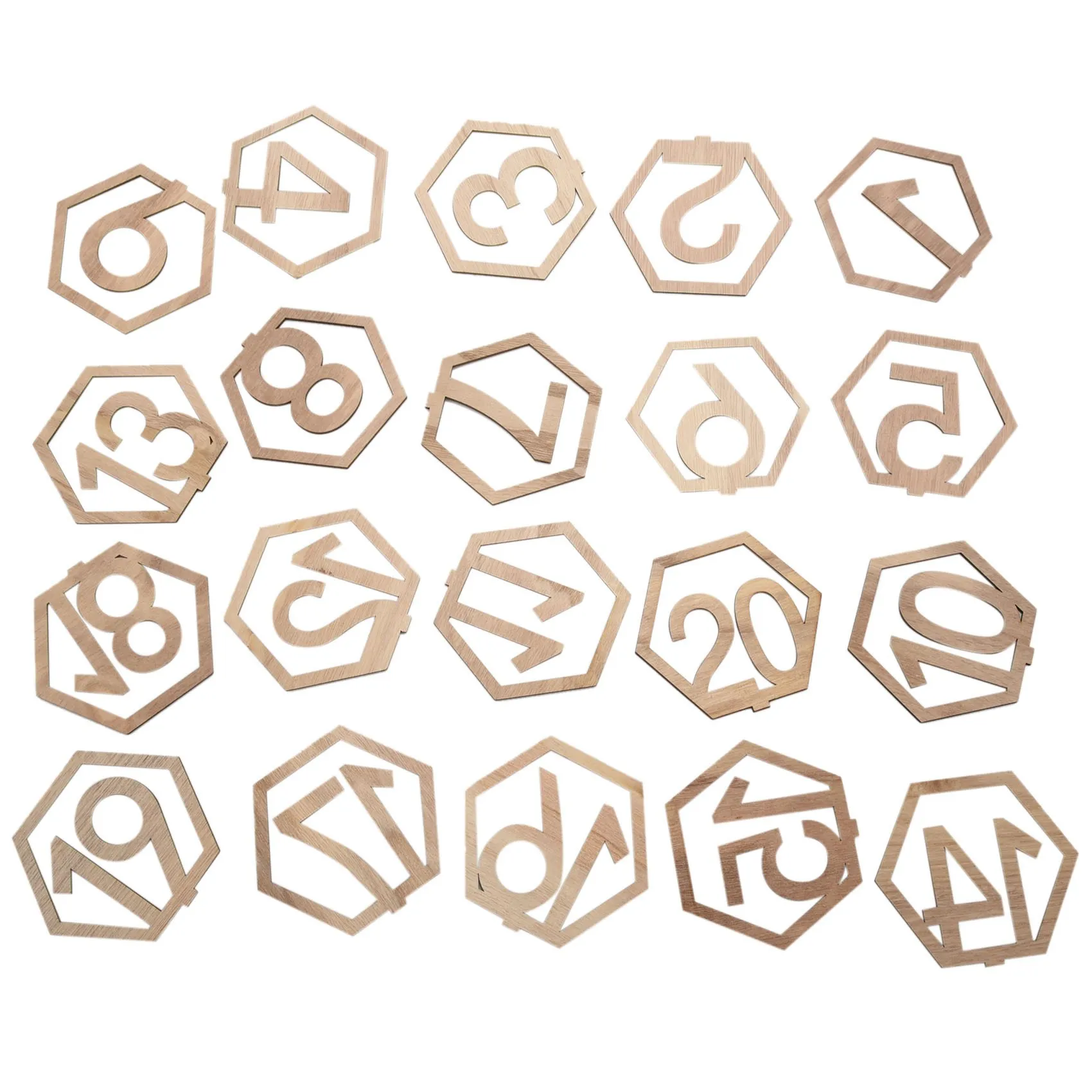 Customer Favorite 1-20 Numbers Wood Signs Wedding Hexagon Table Number Wooden Table Numbers Rustic Wedding Engagement Seat Numbe