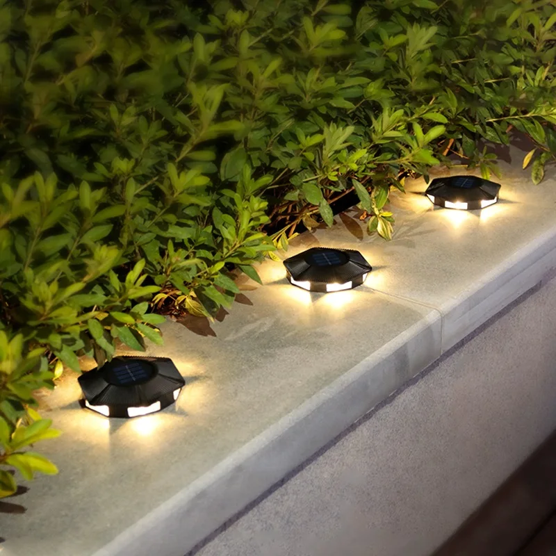 

6 LED Solar Under Ground Lamps Outdoor Waterproof Solar Lawn Yard Led Night Light Garden Decoration Pathway Landscape Lighting