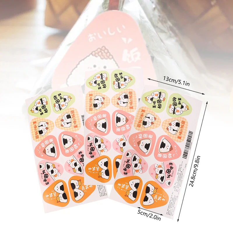 Triangle Rice Ball Packaging Bag Stickers Nori Seaweed Onigiri Sushi Bag Stickers Sushi Making Mold Tools Bento Accessories