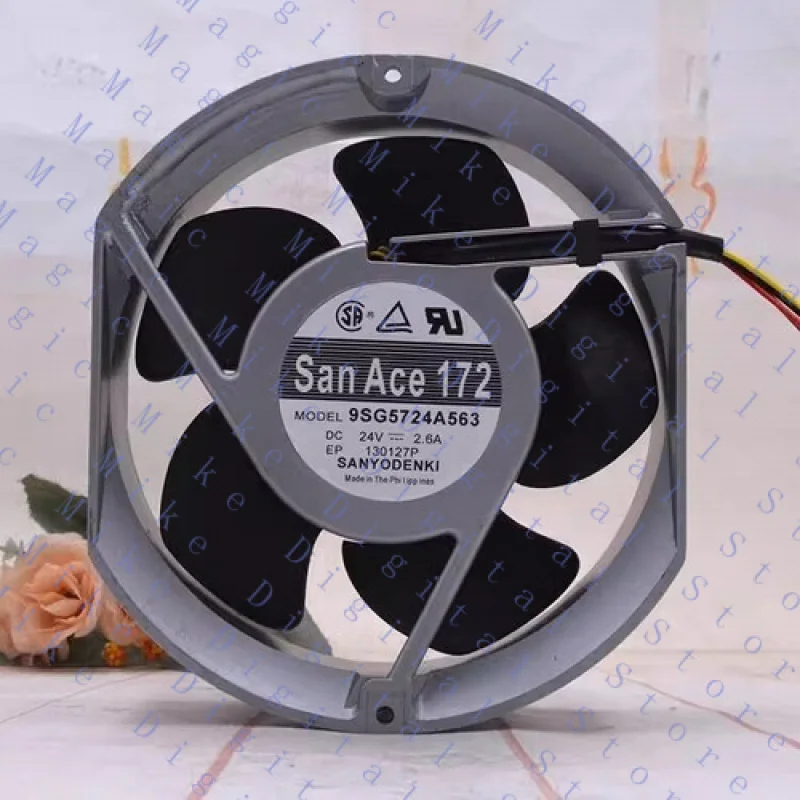 

UU for SANYO San Ace 172 9SG5724A563 D24V 2.6A 17251 3-Wire Inverter Cooling Fan
