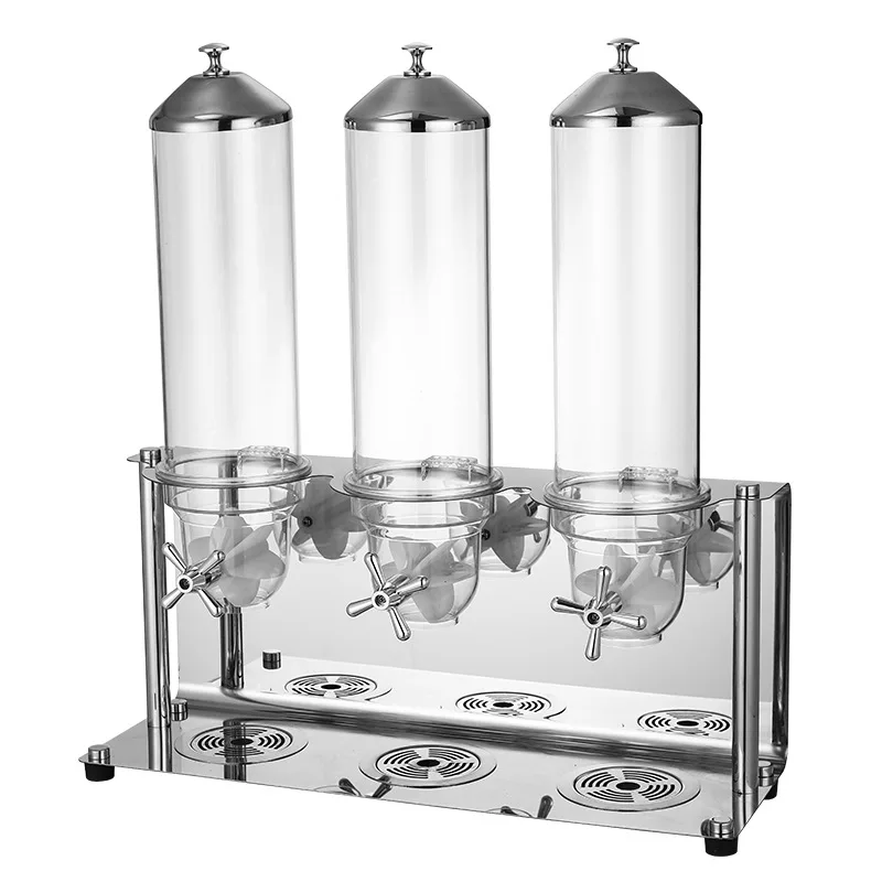 

Cafeteria cereal machine, commercial oat grain dispenser, dried fruit beverage machine, storage rotary
