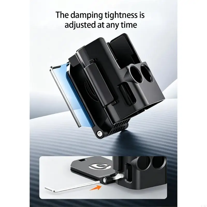 Camera Expansion Mount for Pocket 3 with Cold Shoe Frame, Angle-Adjustable Joint, Silicone Contact Guard, Iron K1KF