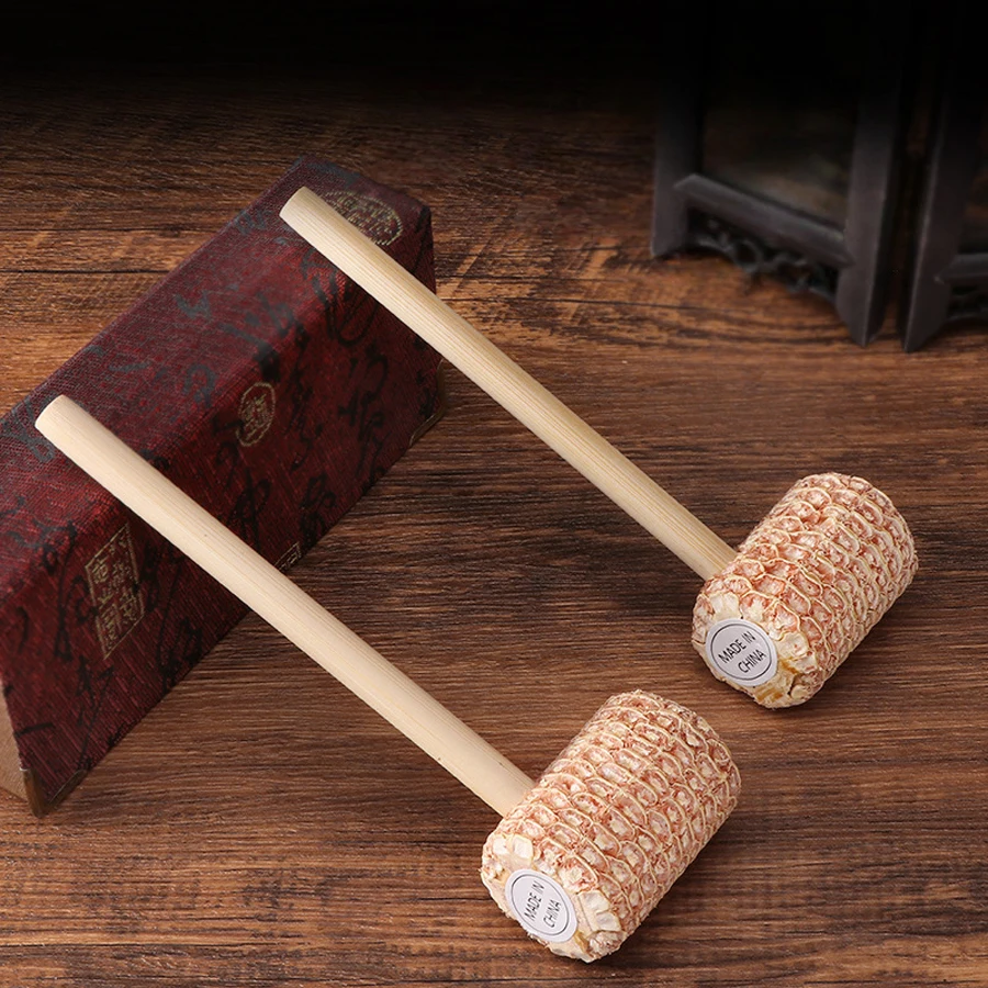 Flame Lover 2PCS Tobacco Smoking Pipe Natural Corncob Corn Disposable Straight Handle Corn Cob Pipe Smoke Cigarette Accessories