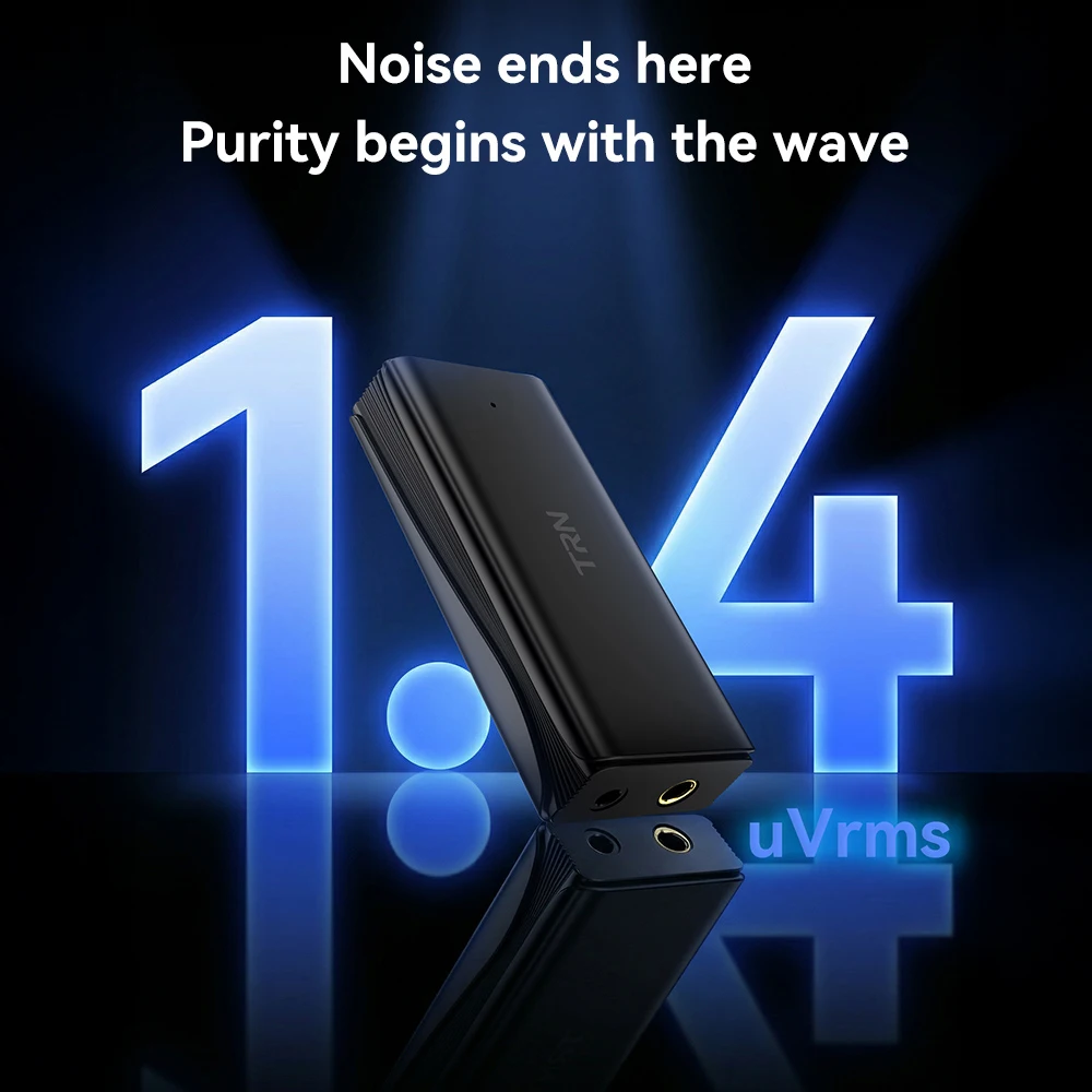 TRN WAVE Portable Bluetooth Audio Decoder HIFI Headphone Power Amplifier USB C DAC AMP with Dual C43198 Chips - view 3