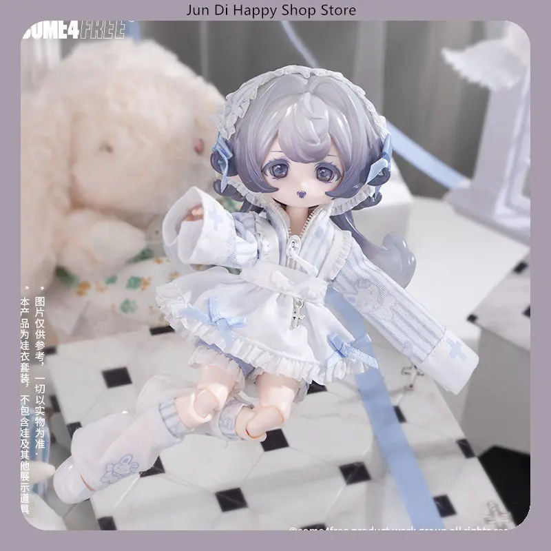 

COME4FREE — платье для куклы Tidal Capsule Rabbit OB11 12, одежда для куклы BJD