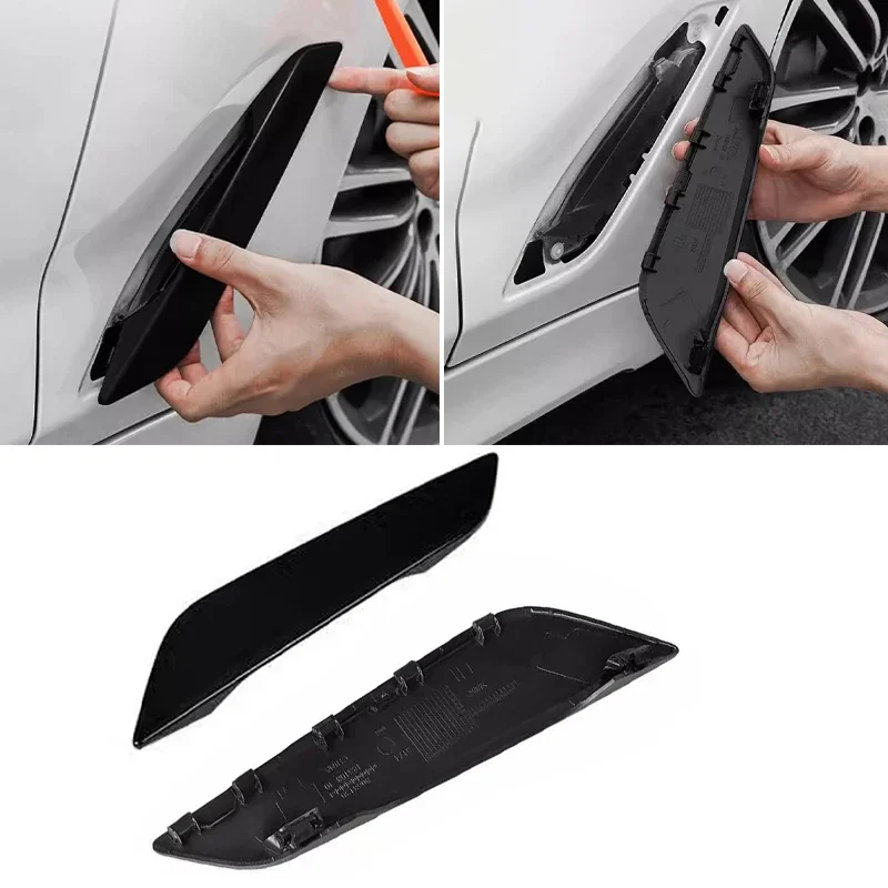 

Car-Styling Front Fender Side Air Vent Cover Trim Replacement Accessories For BMW G30 G38 2PCS 2018 2019 2020 2021 2022 2023