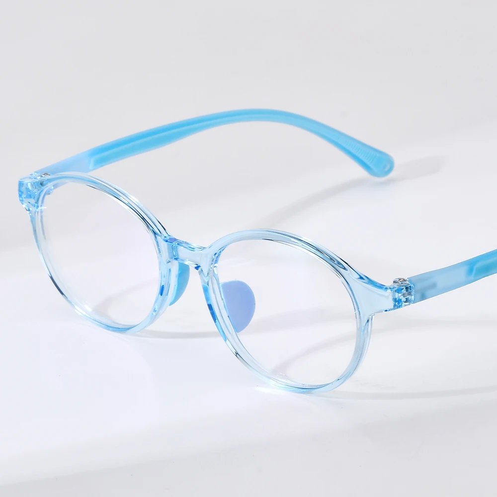 NIANZHEN TR90 Children Eyeglass Frames Round Brand Design Glasses Ultralight Kids Silicone Eyewear Girls Boys Spectacles 52001