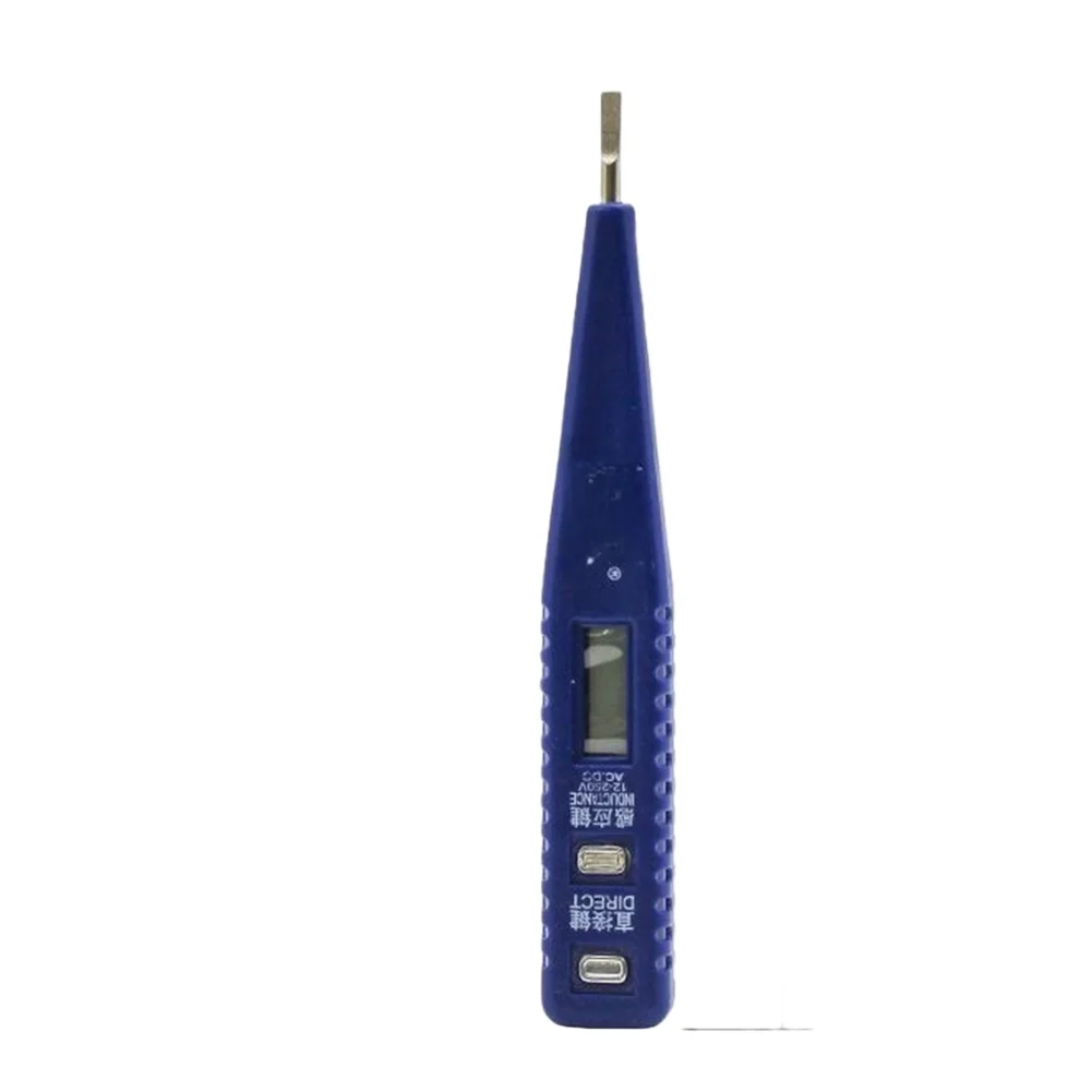 Voltage Detection Pen with LCD Screen Non for contact Technology and LED Light for 12 250V AC DC Live Circuit Confirmation