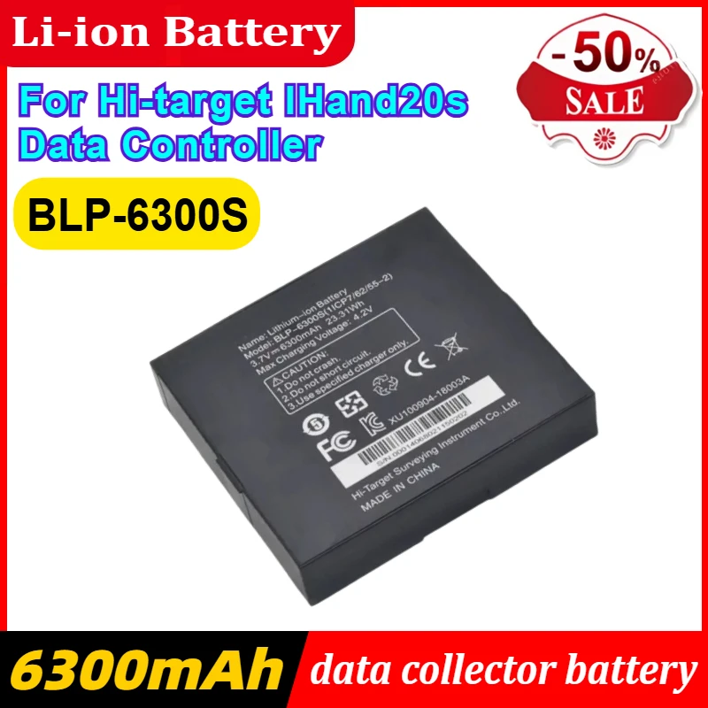 BLP-6300S 3.7V 6300mAh High-Capacity Li-lon Battery for Hi-target IHand20s Data Controller