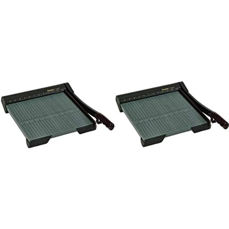 

Набор из 2-х резаков для бумаги Martin Yale W12 Premier GreenBoard Wood Series, длина резки 12 дюймов, размер основания 18,88 x 14 x 3,50 дюймов.