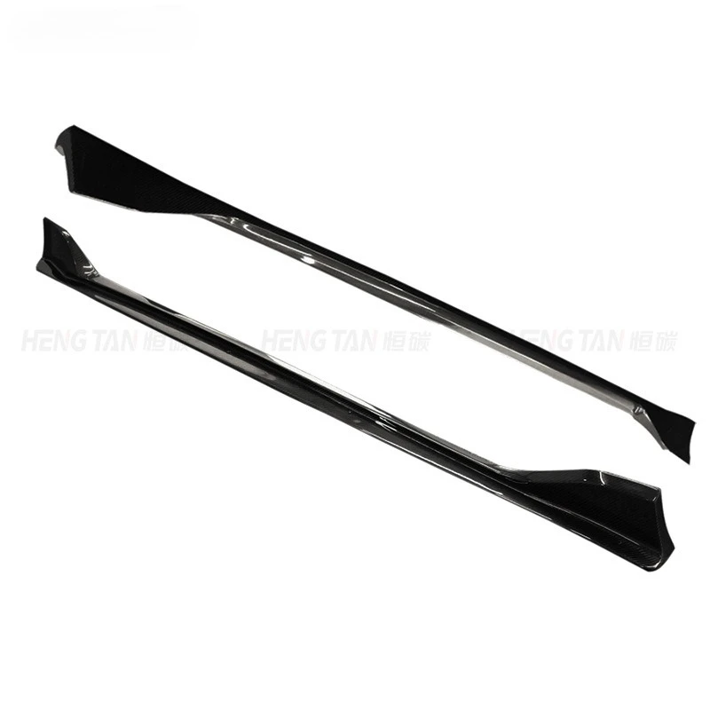 

Для Toyota Supra A90 A91 боковая юбка из углеродного волокна, модернизированная боковая юбка-спойлер, маленькие аксессуары объемного звучания