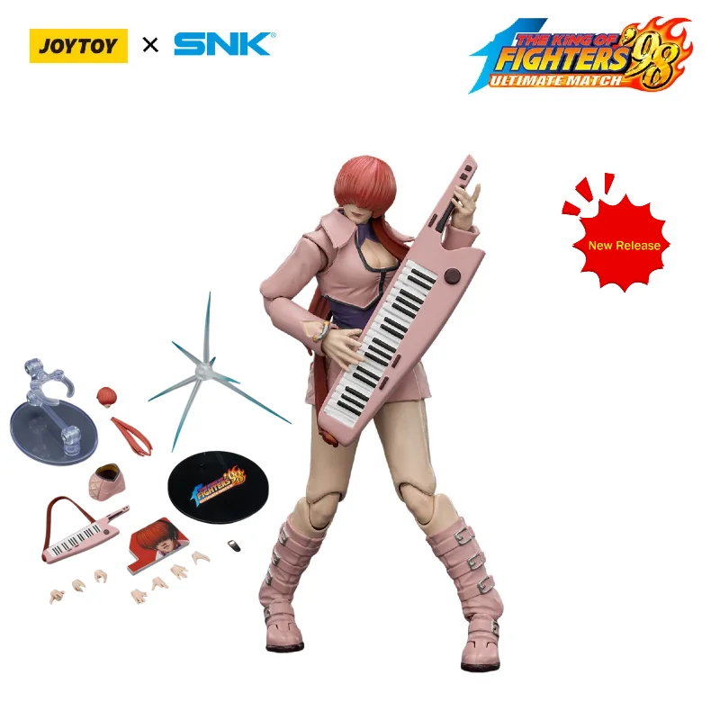 

Pre-order 1:18 Scale JOYTOY SNK KOF '98 UM Orochi Team: Shermie JT04056 Action Figure Anime Model Collectible Toy