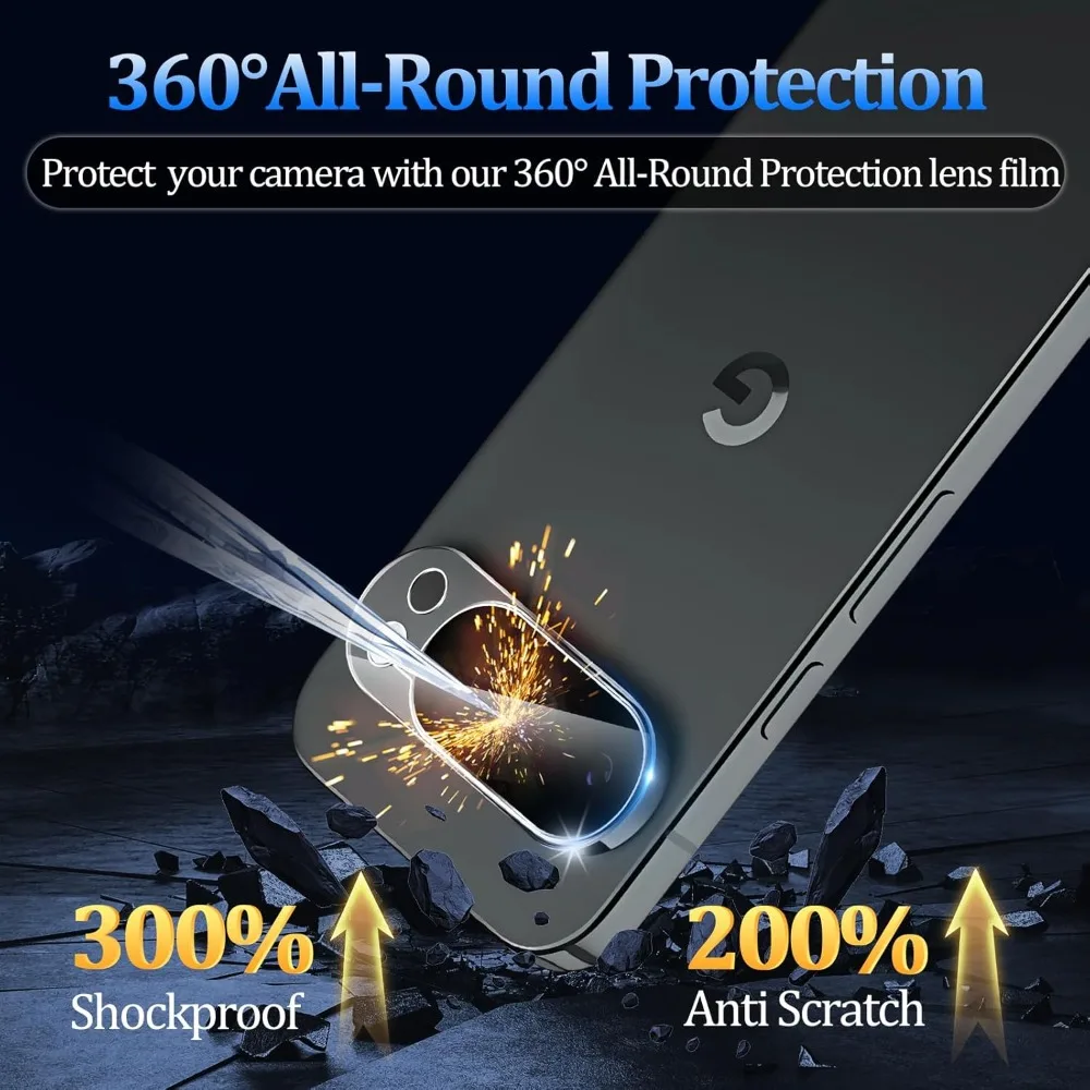 1-5 قطعة فيلم عدسة الكاميرا الزجاج المقسى لجوجل بكسل 10 برو XL غطاء الكاميرا الخلفية لجوجل بكسل 10 ProXL حماة العدسة