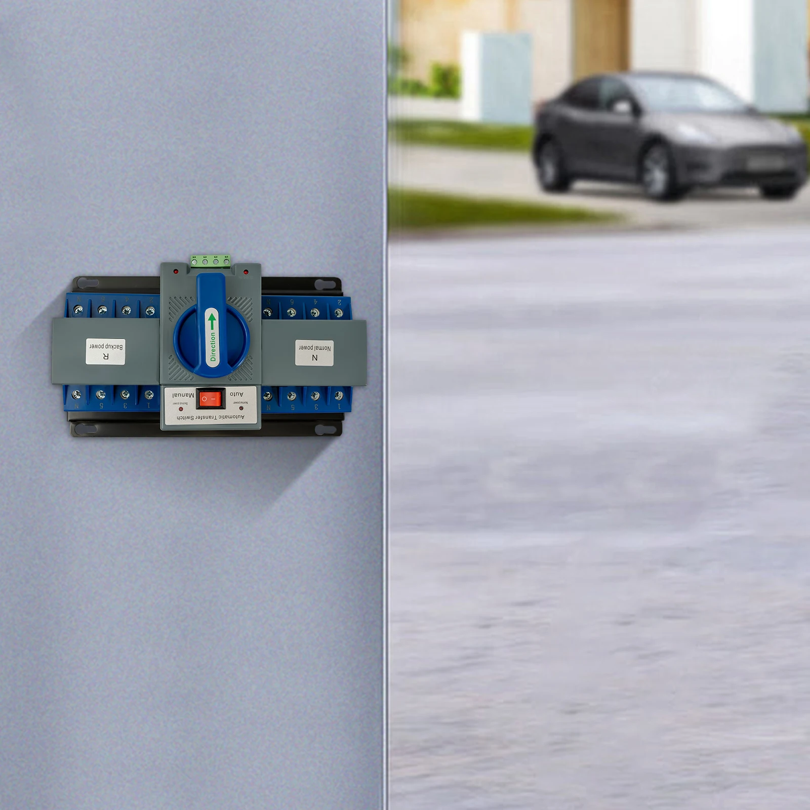 63A 4P Dual Power Automatic Transfer Switch (ATS), geräuscharm, 1-2s Switching, CB-Niveau für Generator- und USV-Backup-Systeme