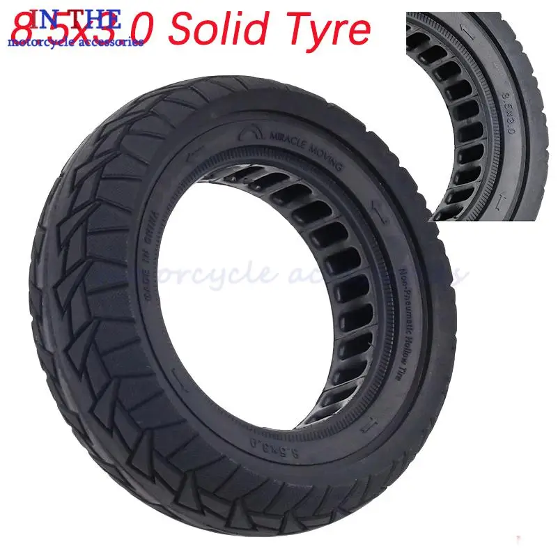 Electric Scooter Off-Road Tire Inner Outer Tube for Vsett 8 9+ for Kugoo Kirin G2 Pro for Zero 8 9 Inflatable 8.5x3.0 Tyre