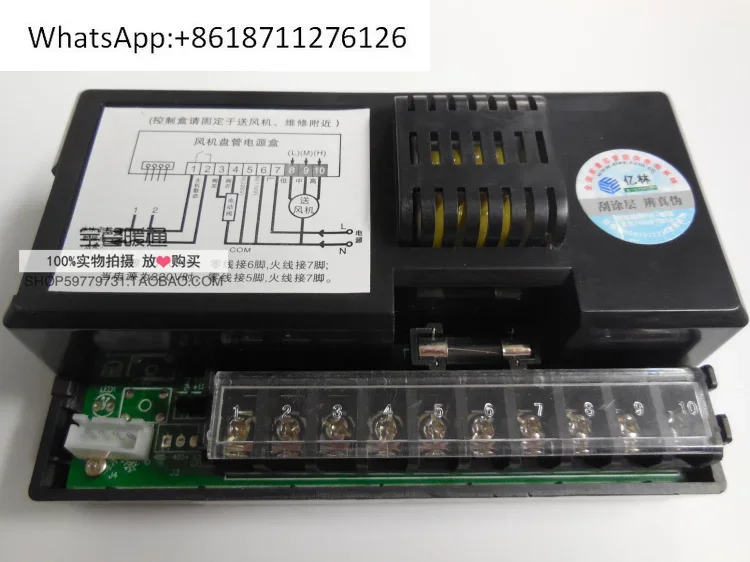 Thermostat AC809 Concealed Remote Control Thermostat Wireless Thermostat Switch Temperature Controller