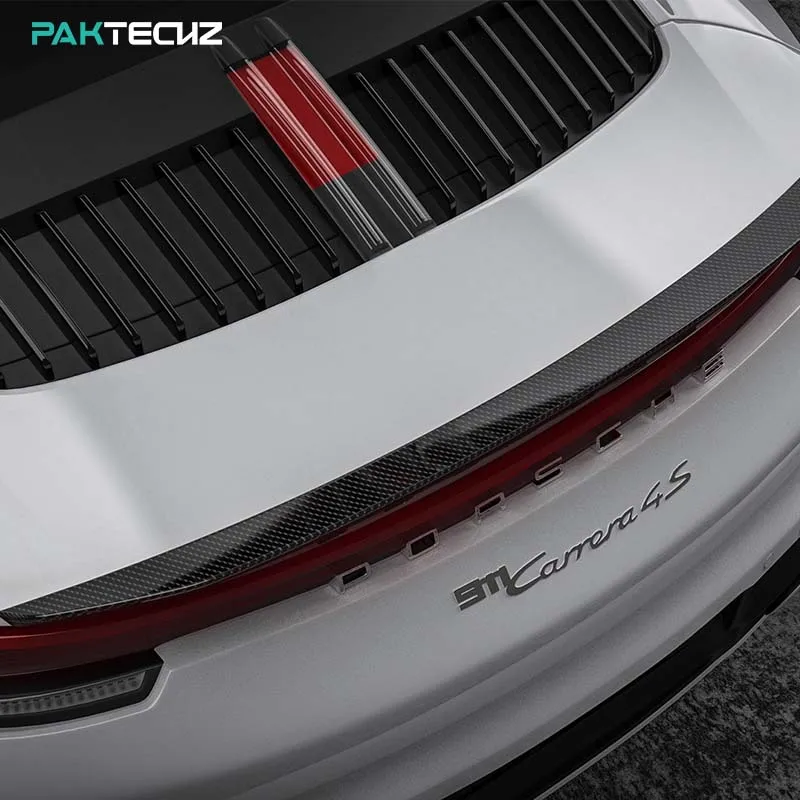 Exclusive 2025  Dry Carbon Fiber Ducktail Trunk Lip Rear Spoiler for Porsche 911 992 Carrera 4 S 4S